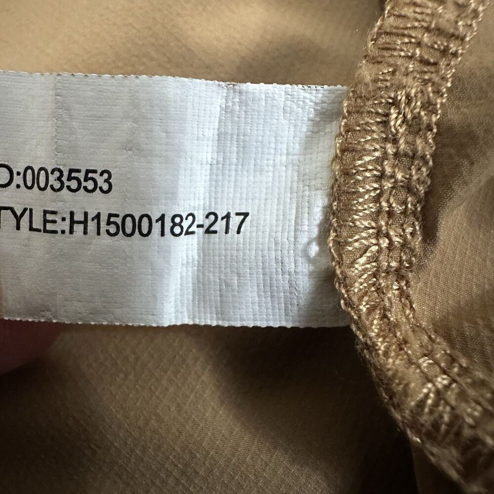 HUK Shirt Mens XL Performance Fishing Vented Snap Up Stretch Nylon In Sand Piper - Picture 12 of 12